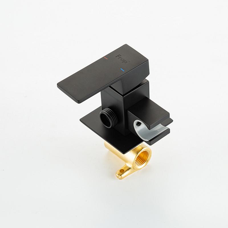 Гигиенический душ встраиваемый Frap H91-6 F7591-26 черный
