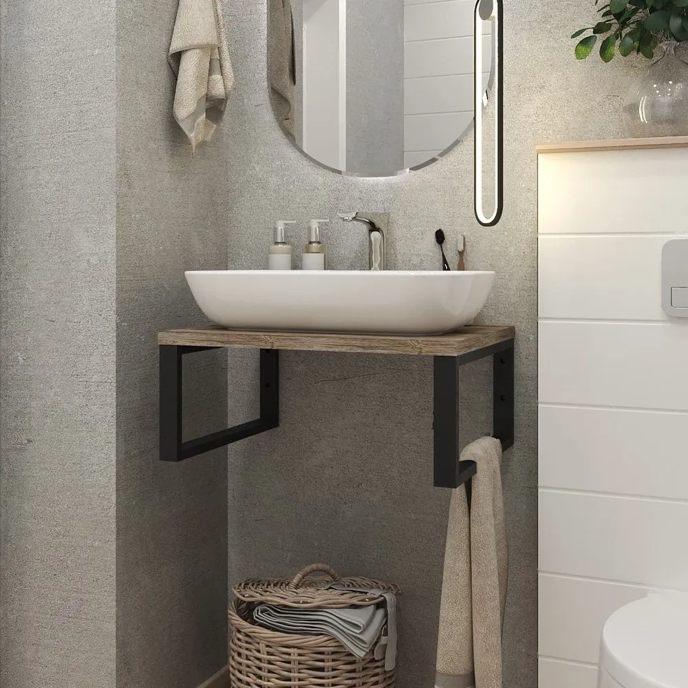 Столешница 1Marka Grunge Loft 60 Дуб Намибия