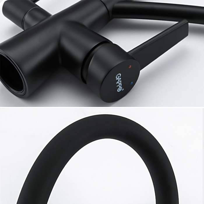 Смеситель для кухни с встроенным краном под питьевую воду Gappo G4398-16