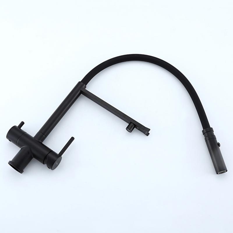 Смеситель для кухни с фильтром Gappo G97 G4397-86 черный