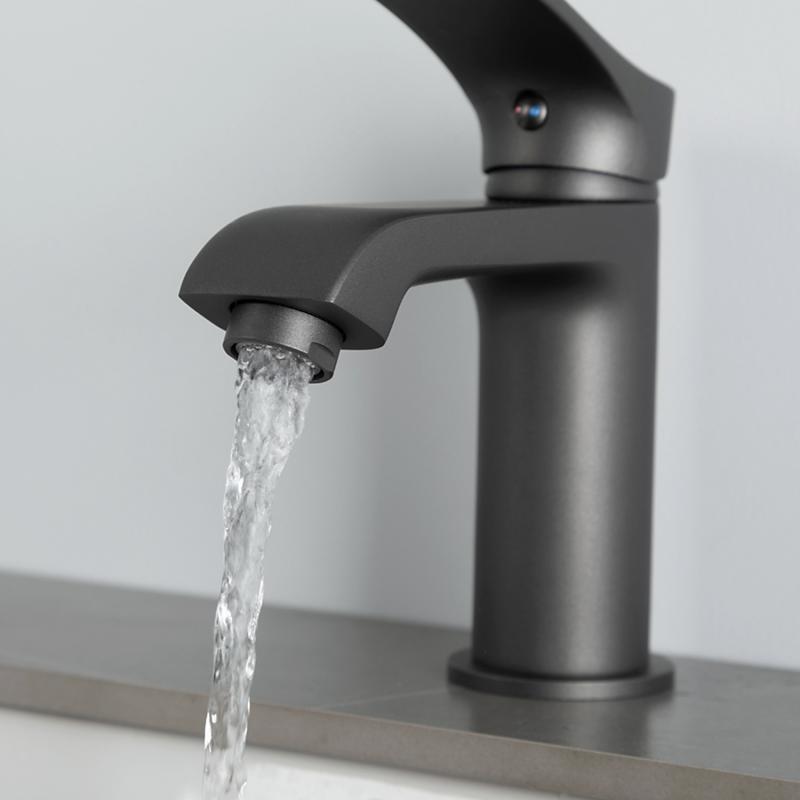 Смеситель для раковины Frap H75-9 F1075-9 графит