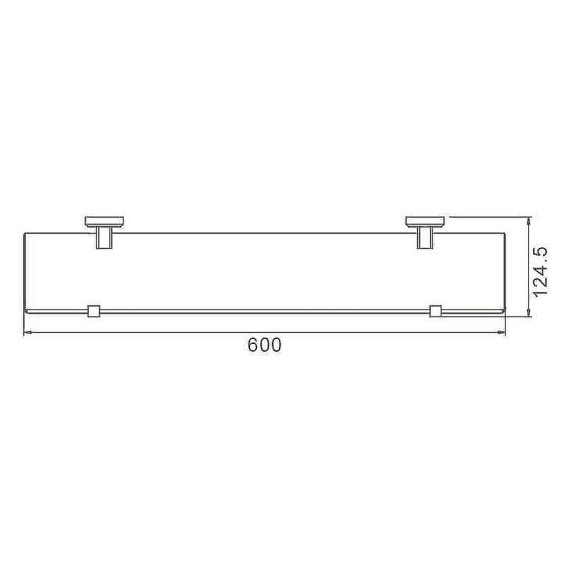 Полка для ванны Gappo G38 G3807 хром
