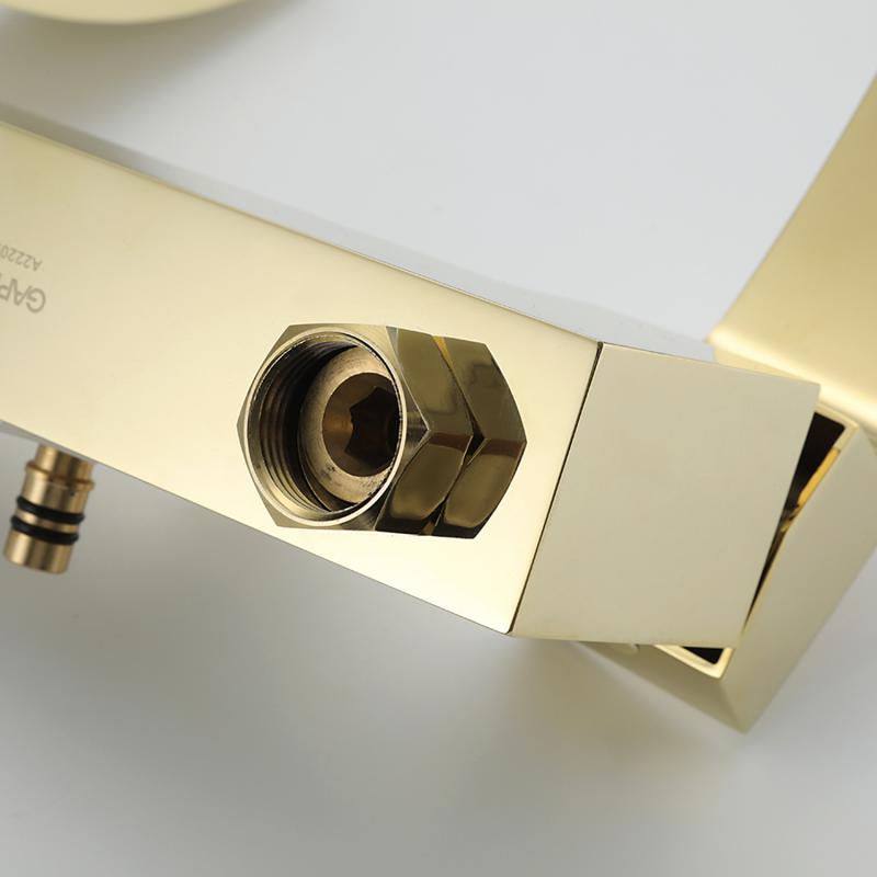 Душевая система Gappo G07-3 G2407-3 золото