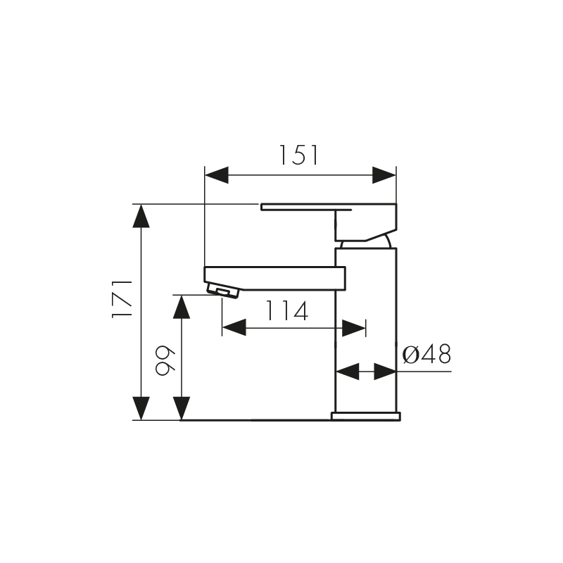 Смеситель для раковины Kaiser Sonat 34011