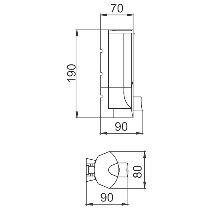 Диспенсер для жидкого мыла Frap F407