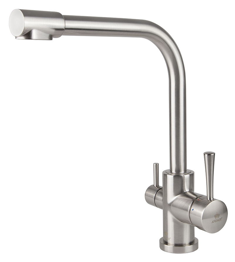 Смеситель для кухни с встроенным краном под питьевую воду Kaiser Merkur 26044-5 Silver