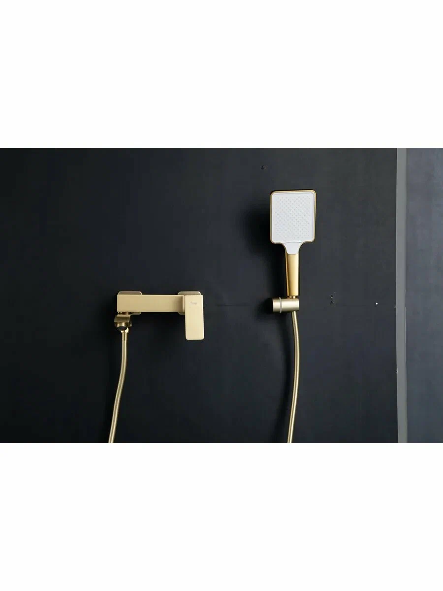 Смеситель для ванны Frap H76-3 F3276-3 золотой сатин