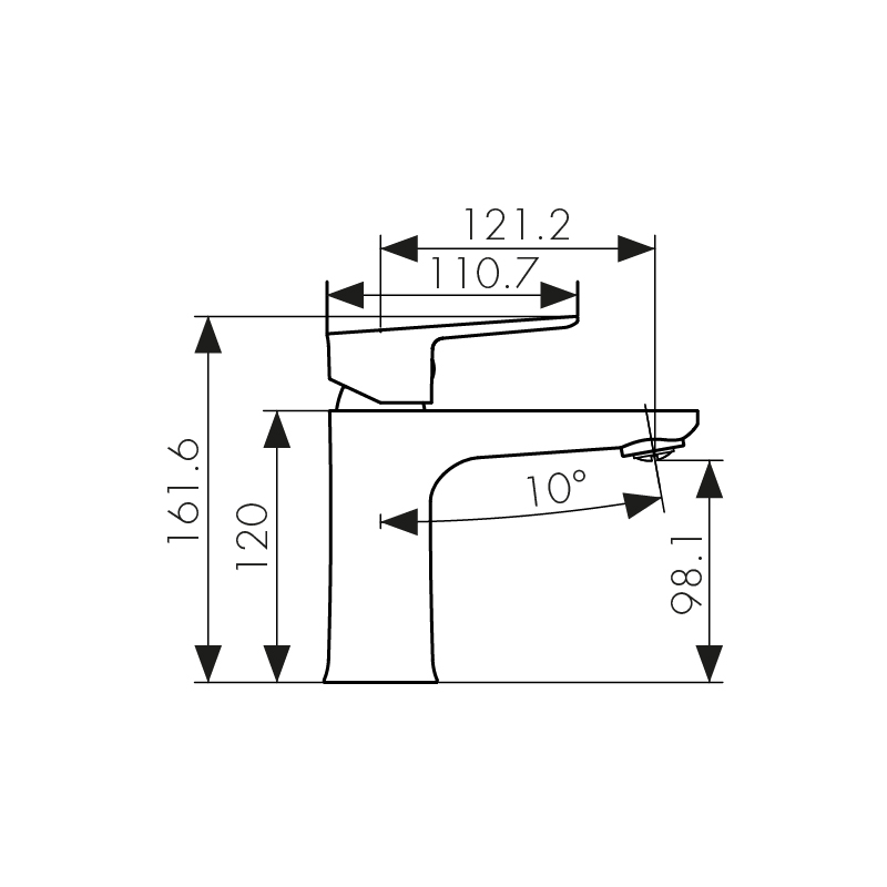 Смеситель для раковины Kaiser Atrio 60011