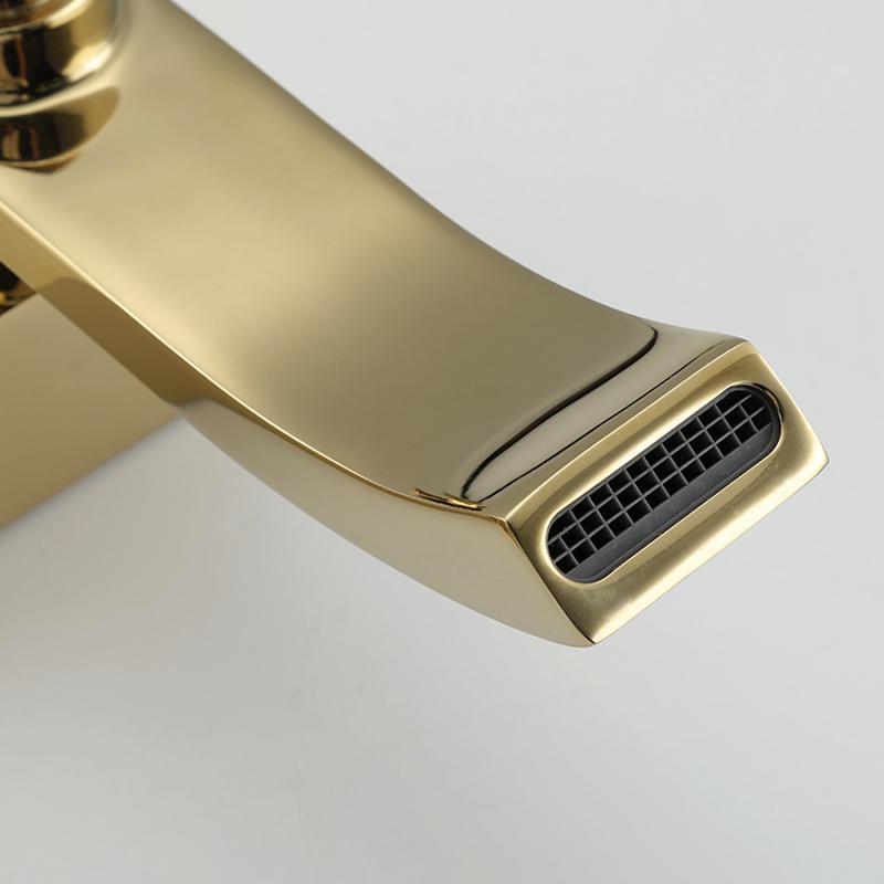 Смеситель для ванны Gappo G07-3 G3207-3 золото