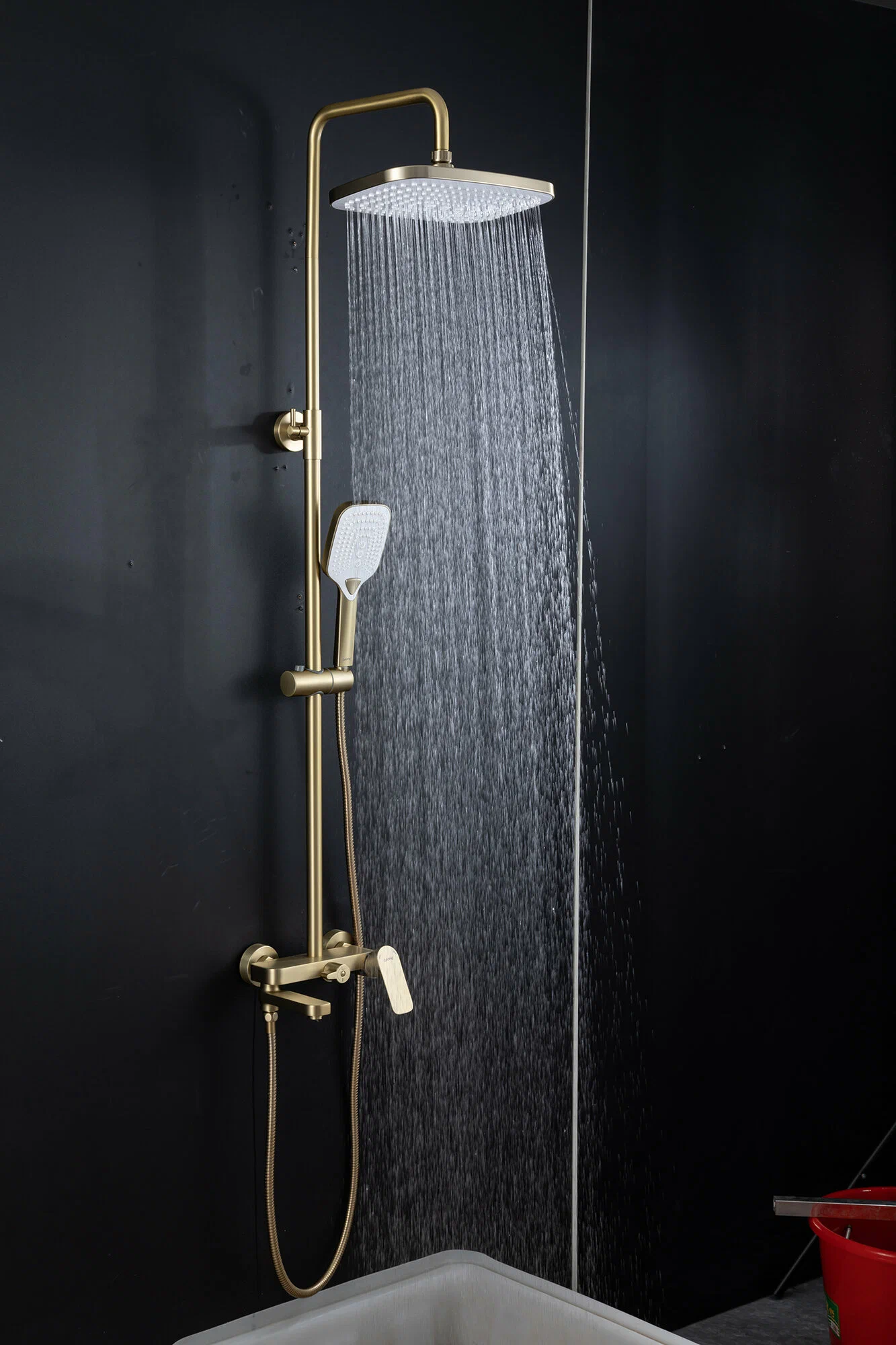 Душевая система Gappo G48-3 G2448-3 золотой сатин