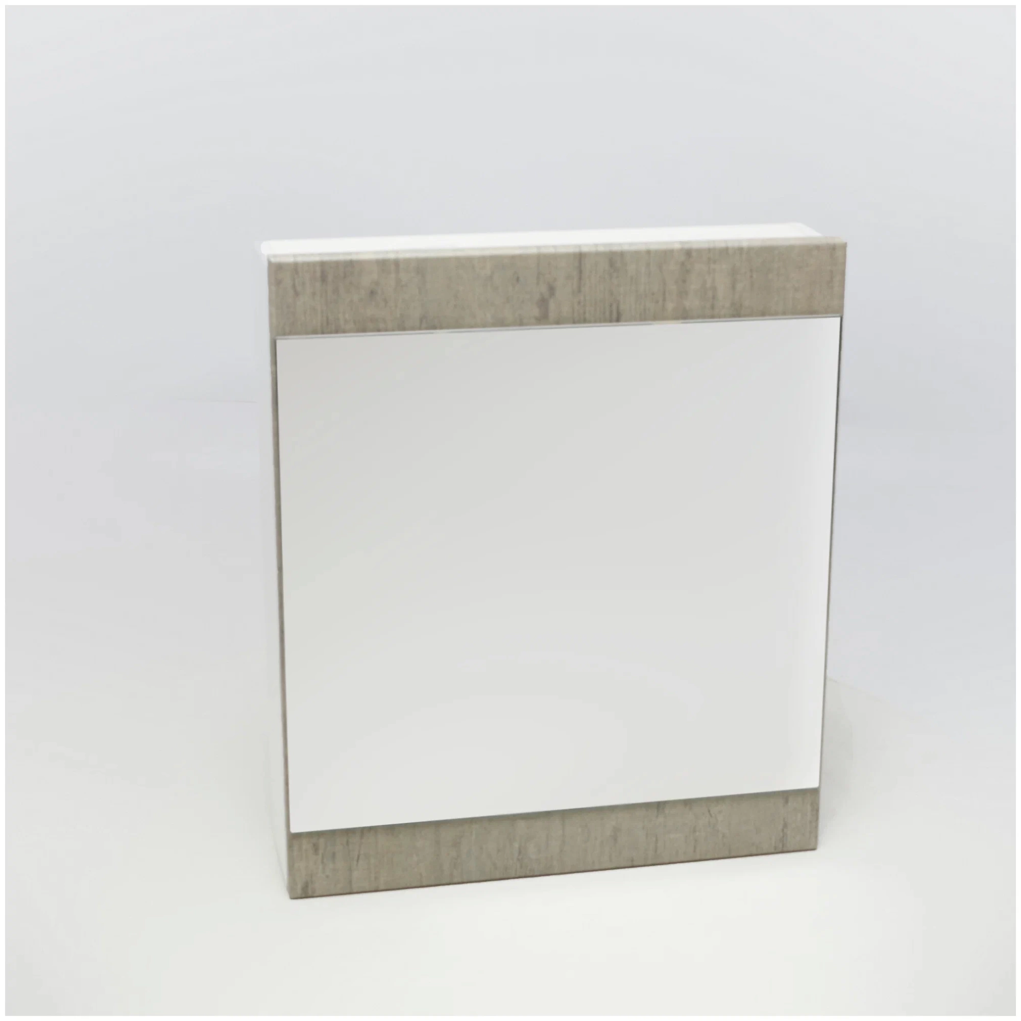 Шкаф-зеркало EvaGold Oliver 60, кора дуба