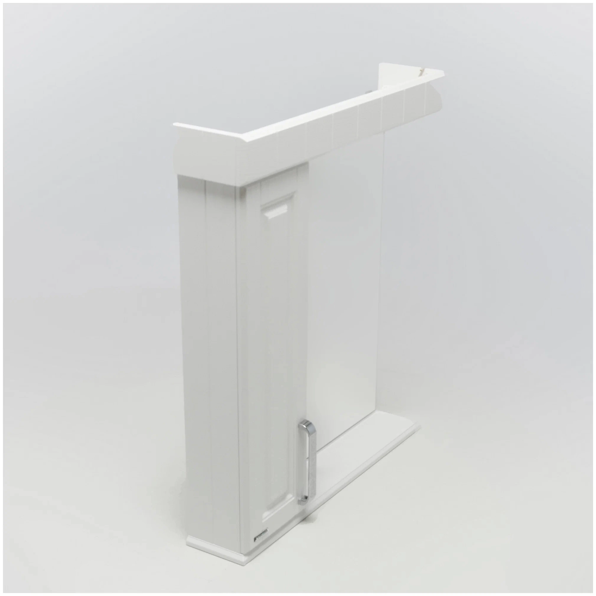 Шкаф-зеркало EvaGold Paradiz 70 белое дерево