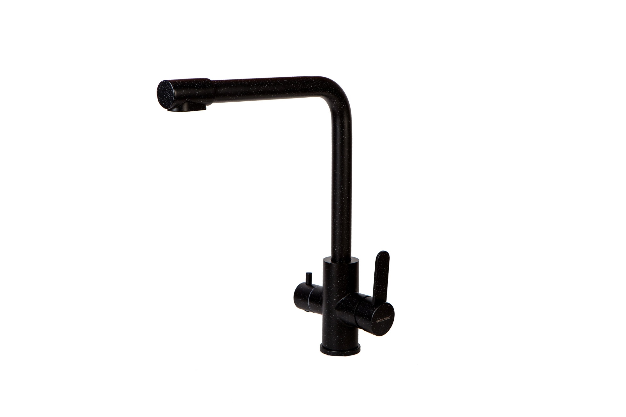 Смеситель для кухни с встроенным краном под питьевую воду Vaserzberg SUS1764 Черный