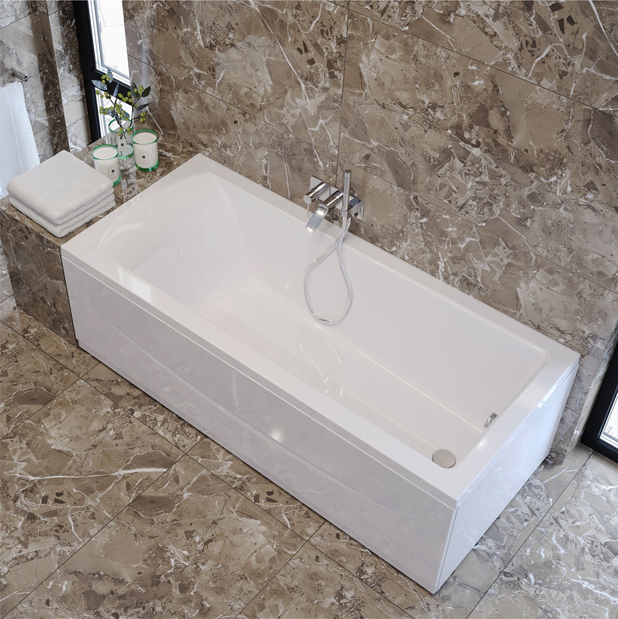 Акриловая ванна Мирсант Ривьера Premium 180*80