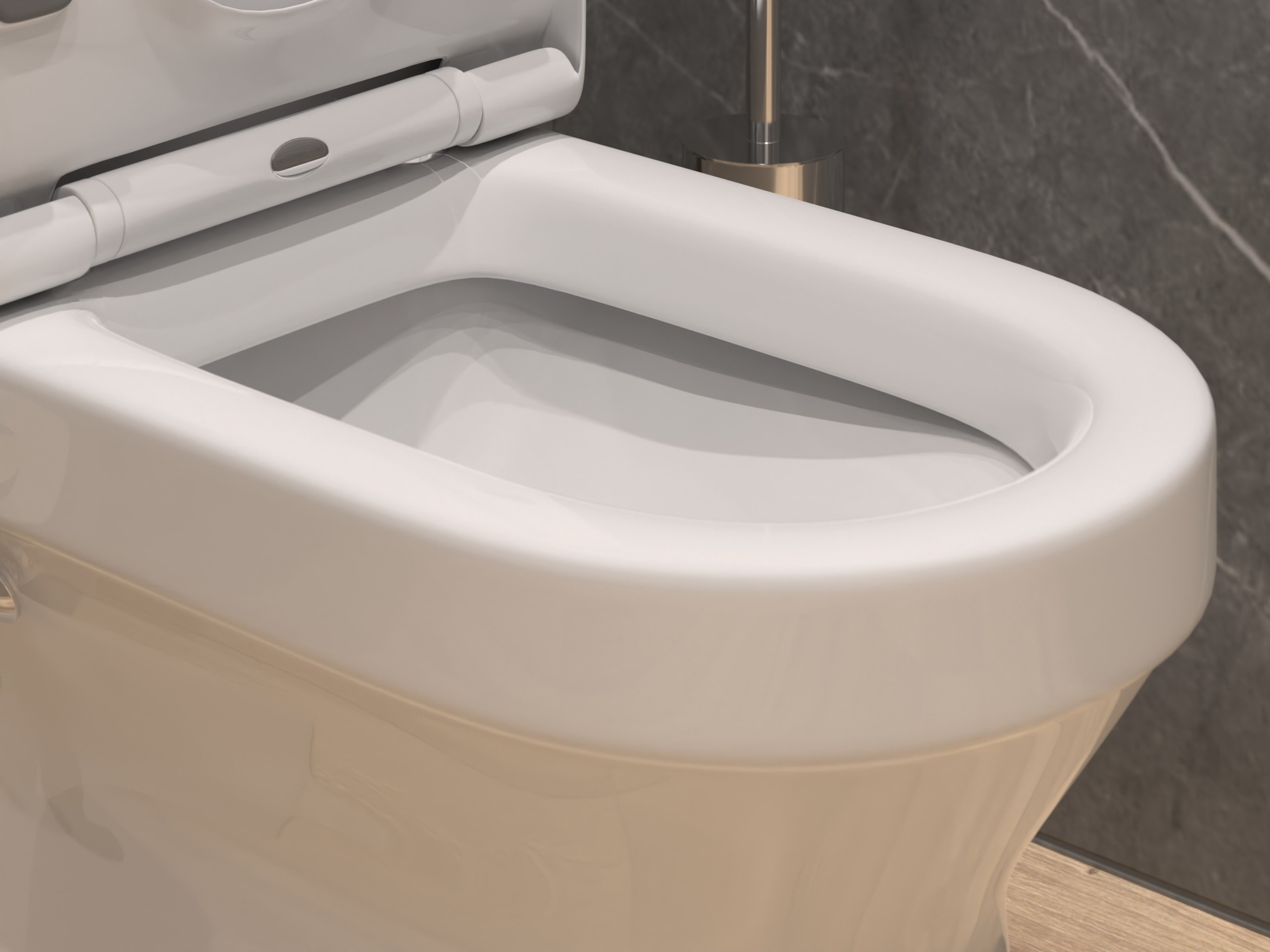 Унитаз-монолит EvaGold 705B со встроенным биде