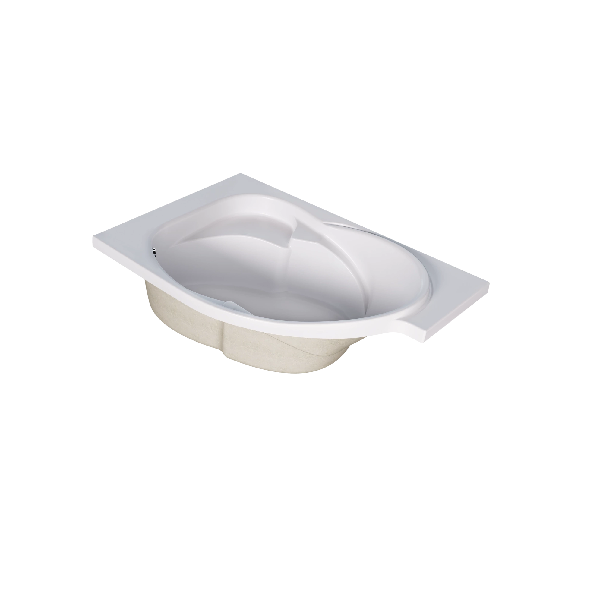 Акриловая ванна Marka One Ergonomika 158-175*110 L левая