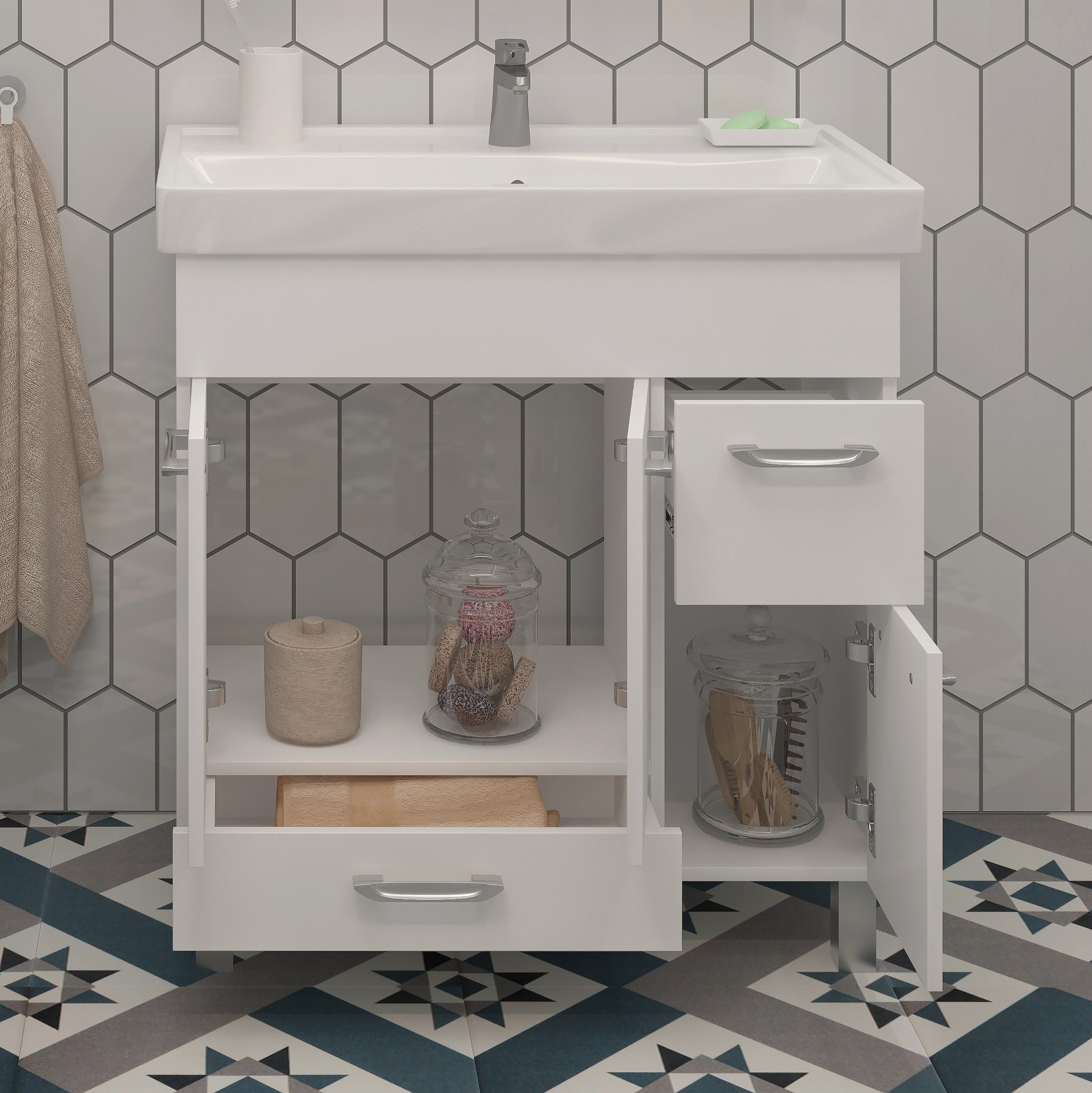 Напольная тумба EvaGold Cosmo 80