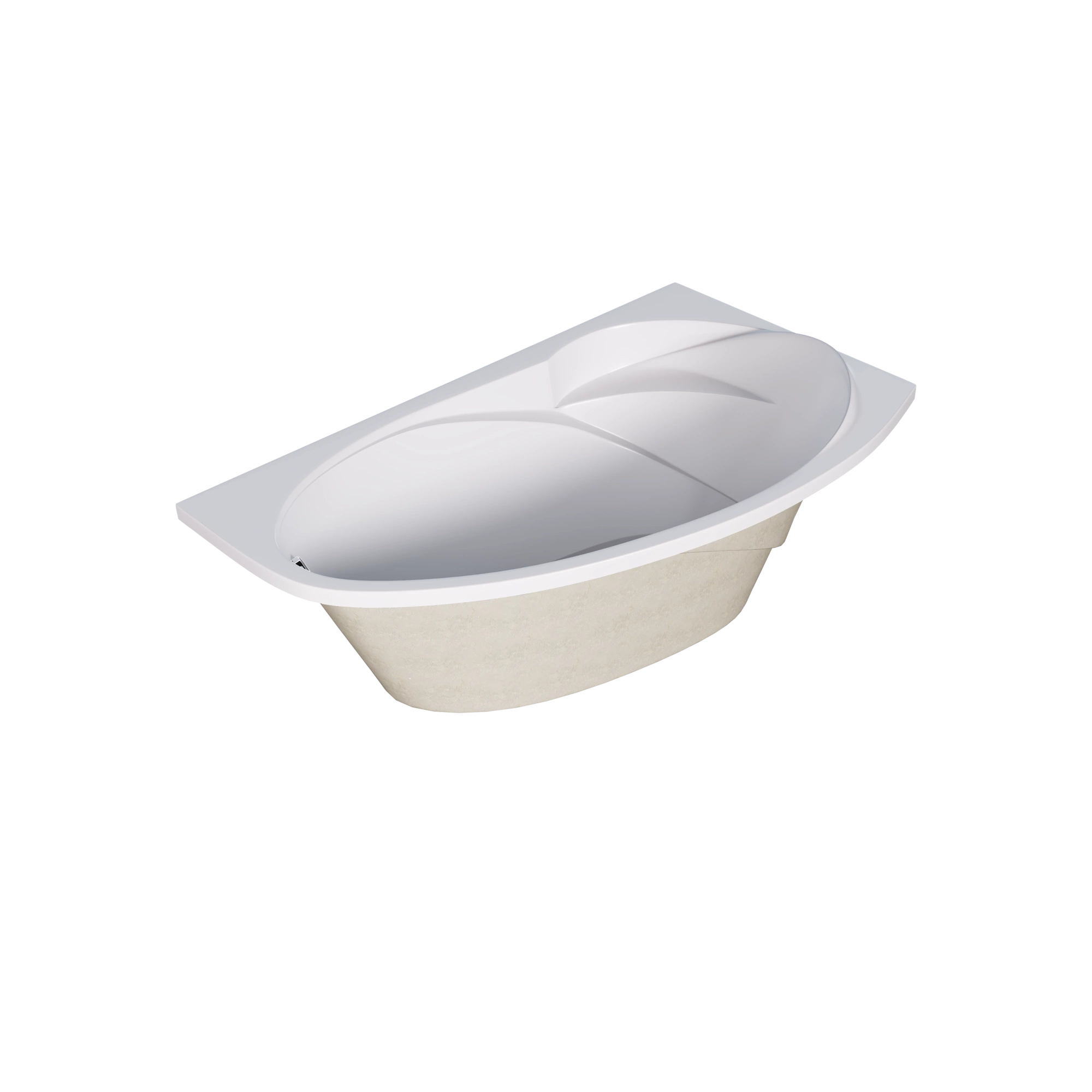 Акриловая ванна Marka One Julianna 170*100 R правая