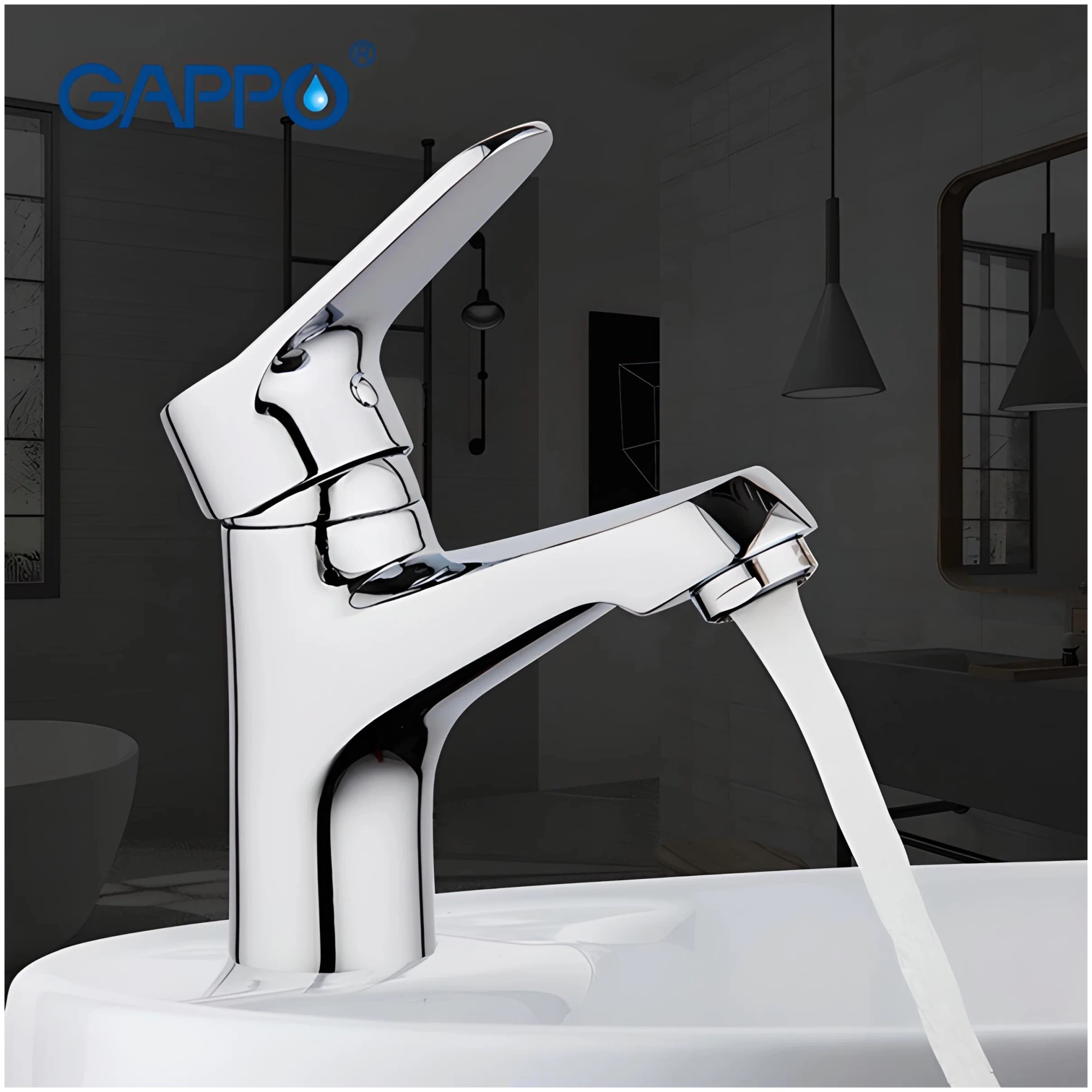 Смеситель для раковины Gappo G36 G1036