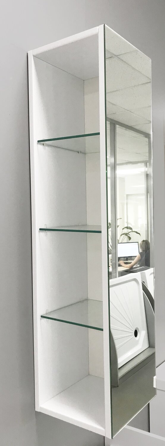 Пенал 1Marka Cube 25П Белый глянец