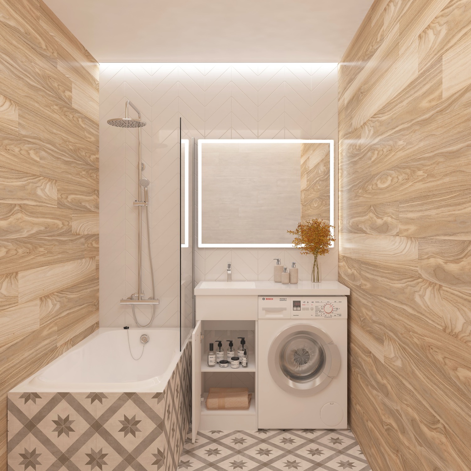 Напольная тумба EvaGold Space 100 под стиральную машину