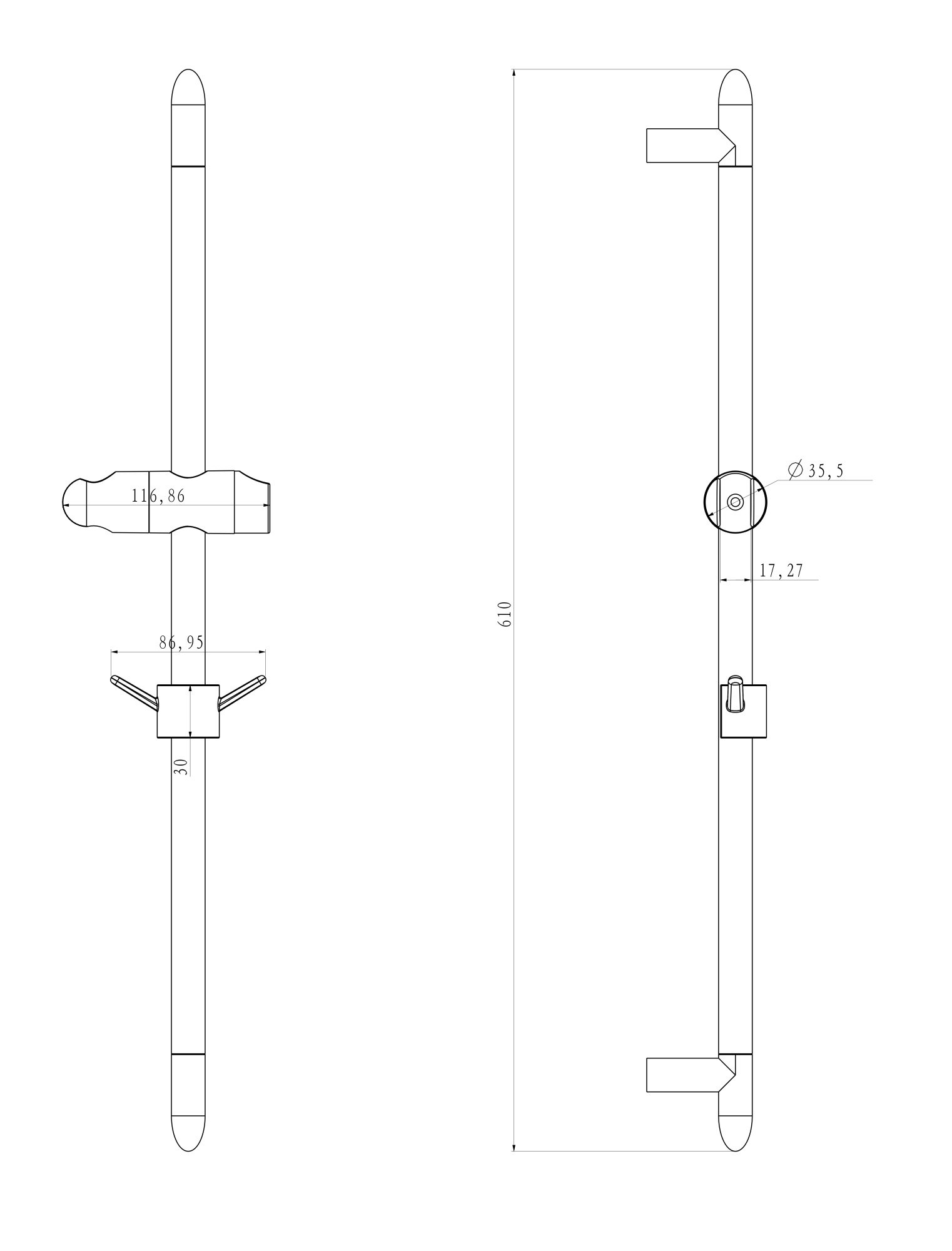 Стойка для душа Lemark LM8063C