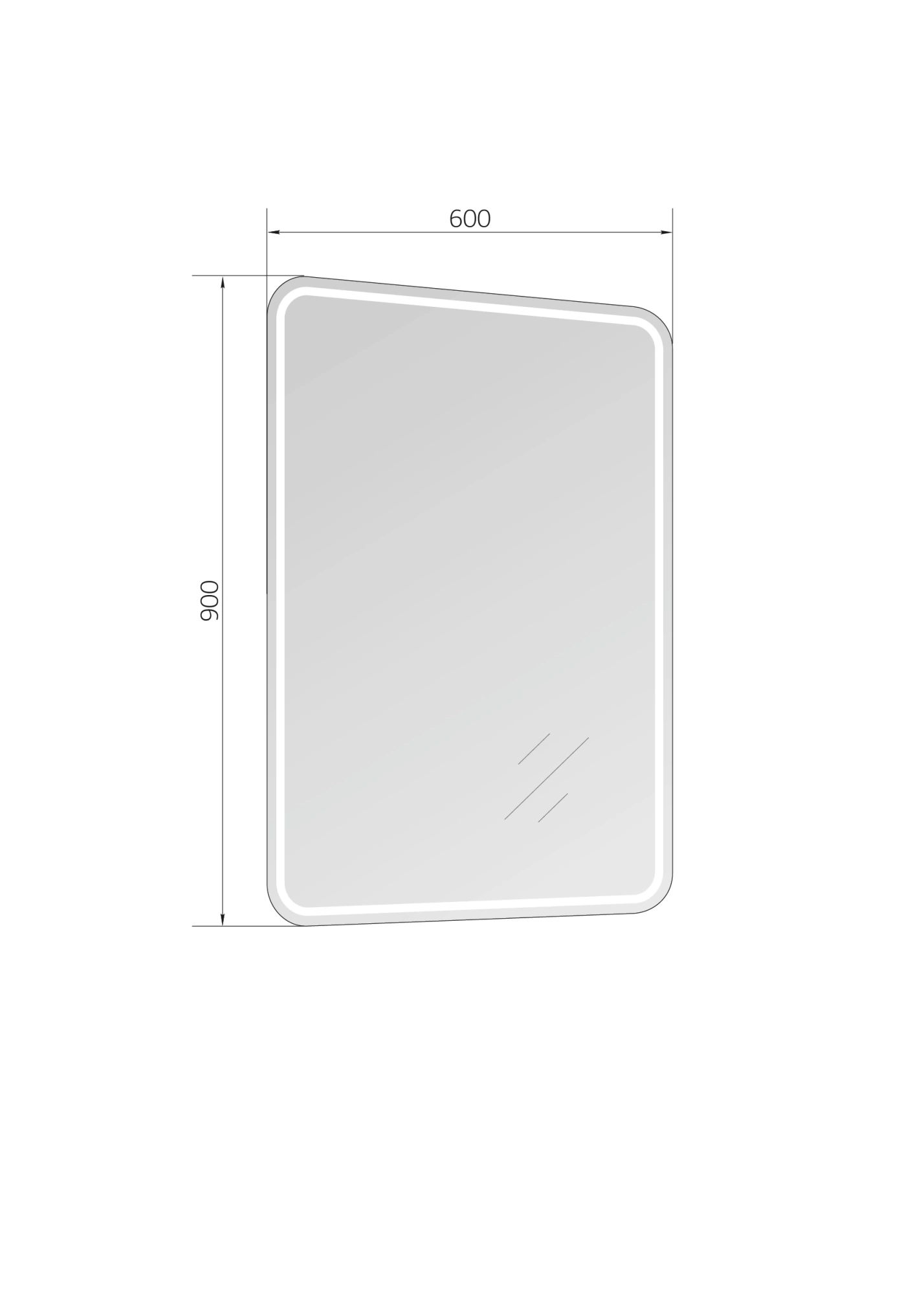 Зеркало Marka One Modern 60