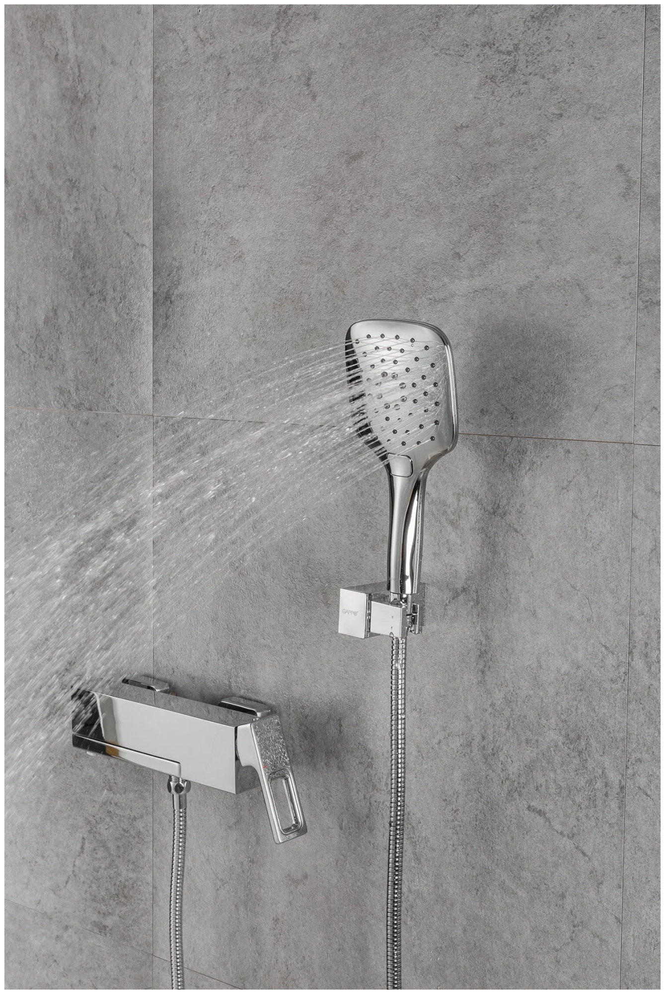 Смеситель для ванны Gappo G18 G3018 хром