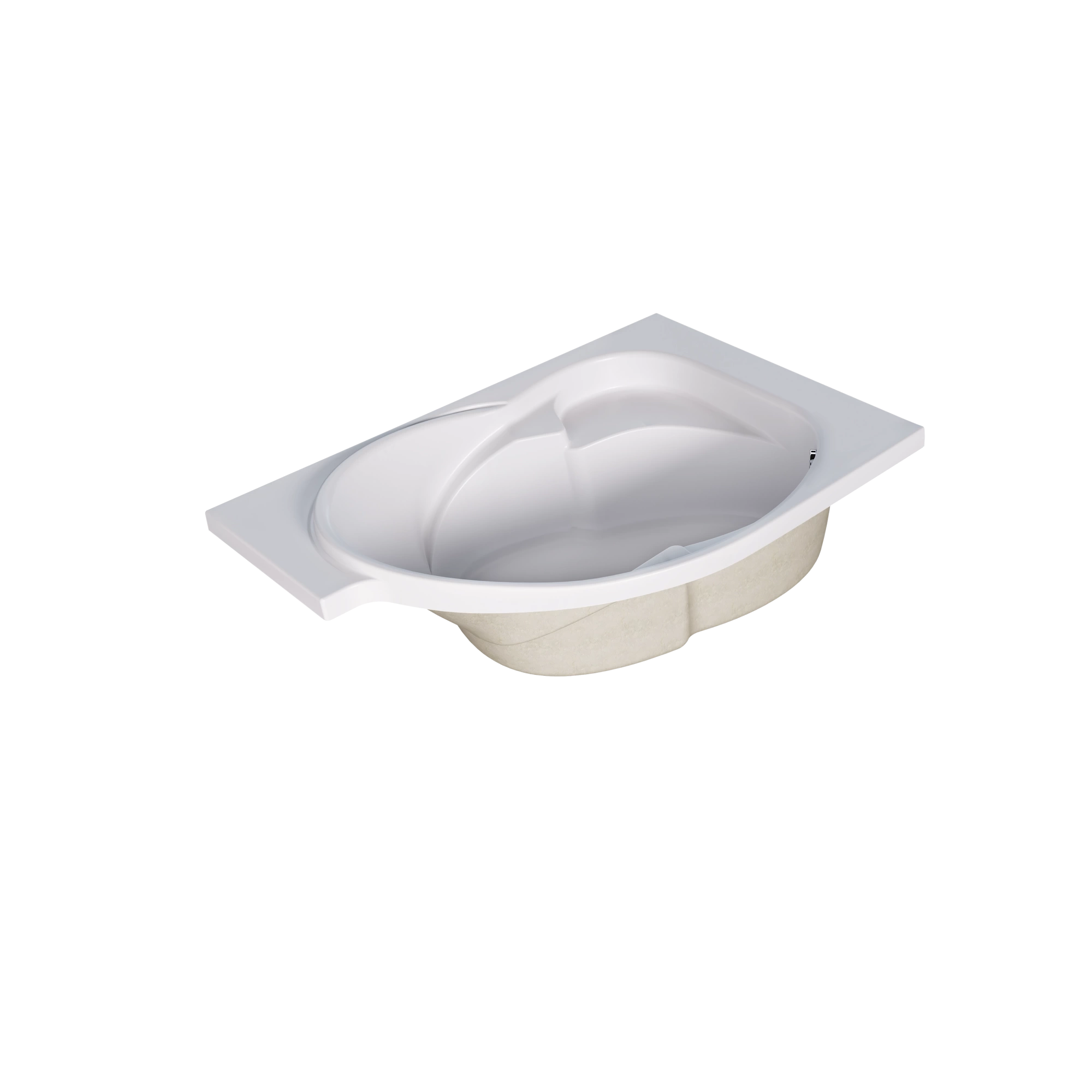 Акриловая ванна Marka One Ergonomika 158-175*110 R правая