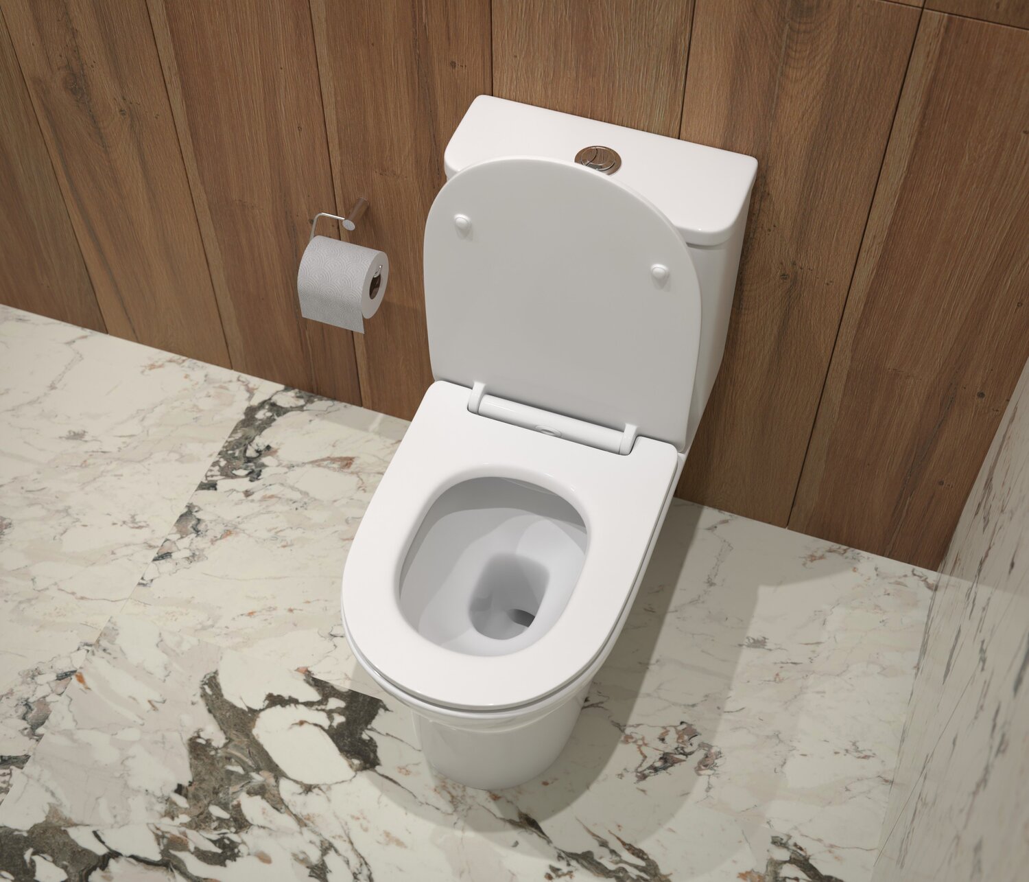 Унитаз-монолит безободковый EvaGold SM9618