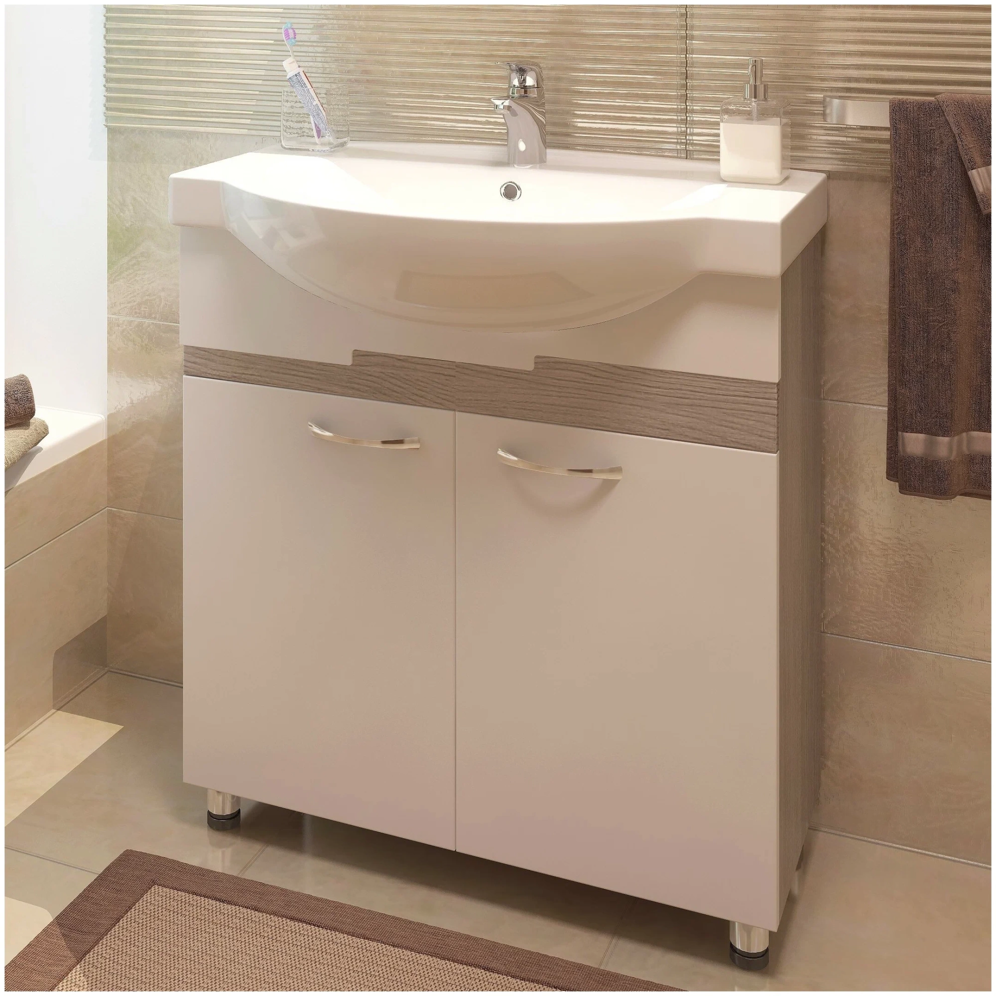 Напольная тумба EvaGold Каскад 75 моринга