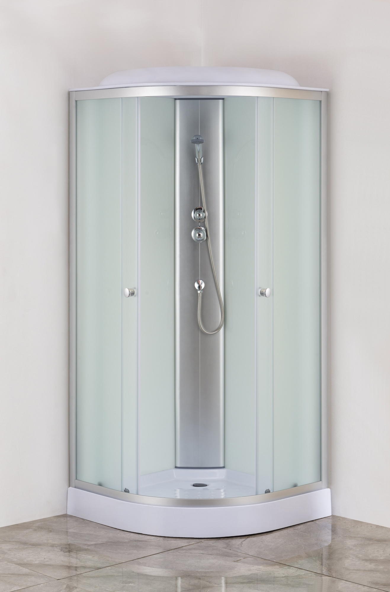 Душевая кабина EvaGold F101WS 100*100, рифленое стекло