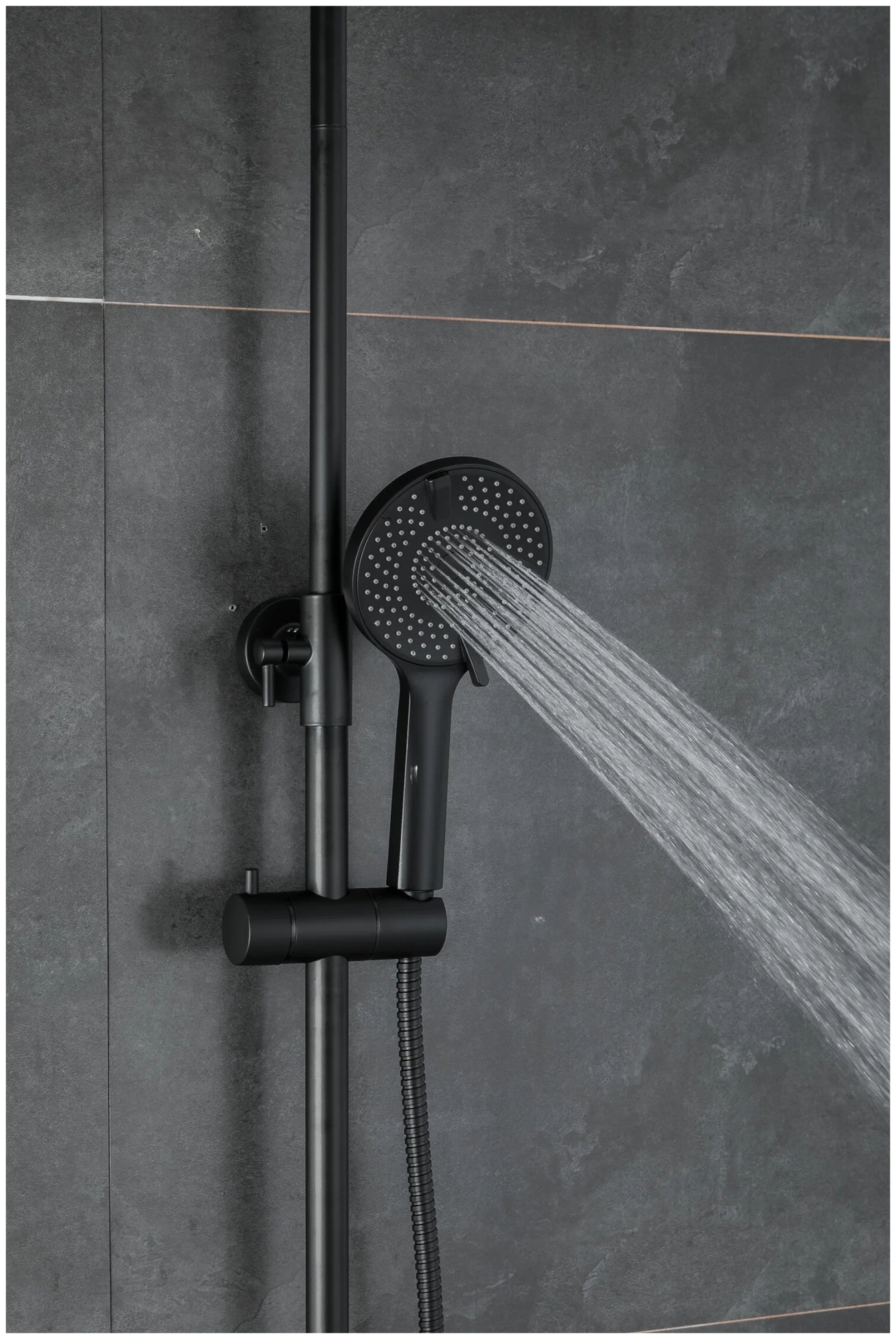 Душевая система Frap H67-6 F2467-6 черный