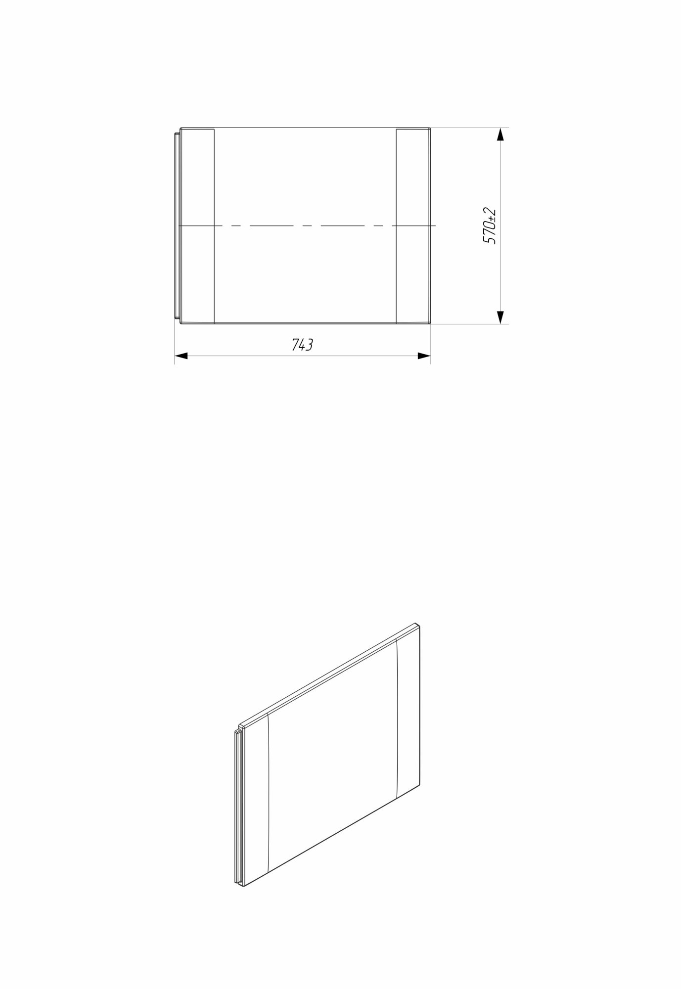 Боковая панель для ванны Marka One Alisa MG 170 R/L