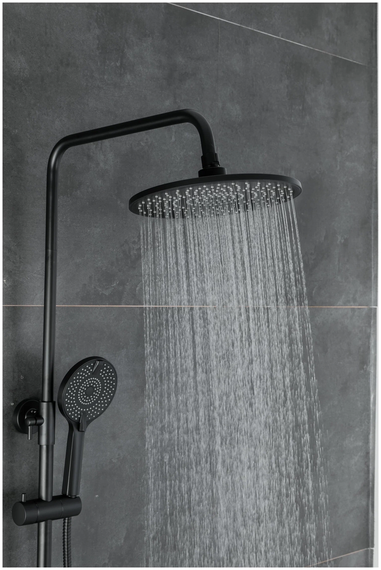Душевая система Frap H67-6 F2467-6 черный
