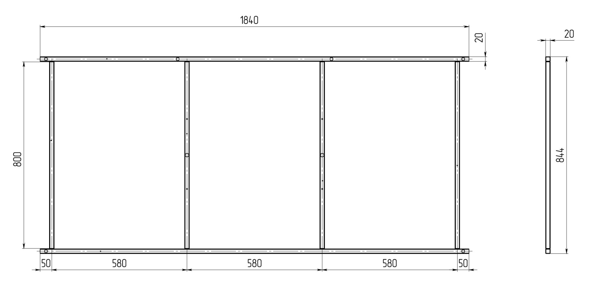 Рама разборная для ванны Marka One Esma 190x90