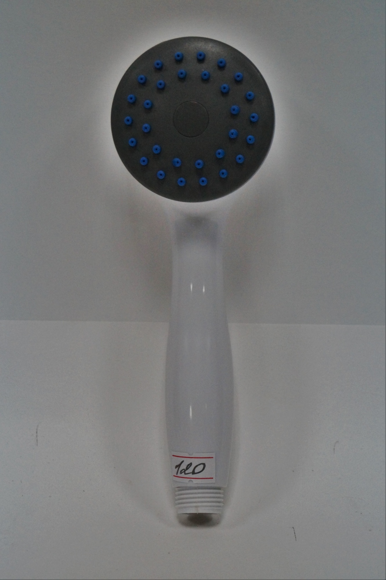 АА-120, белая разборная лейка с серой вставкой и синим