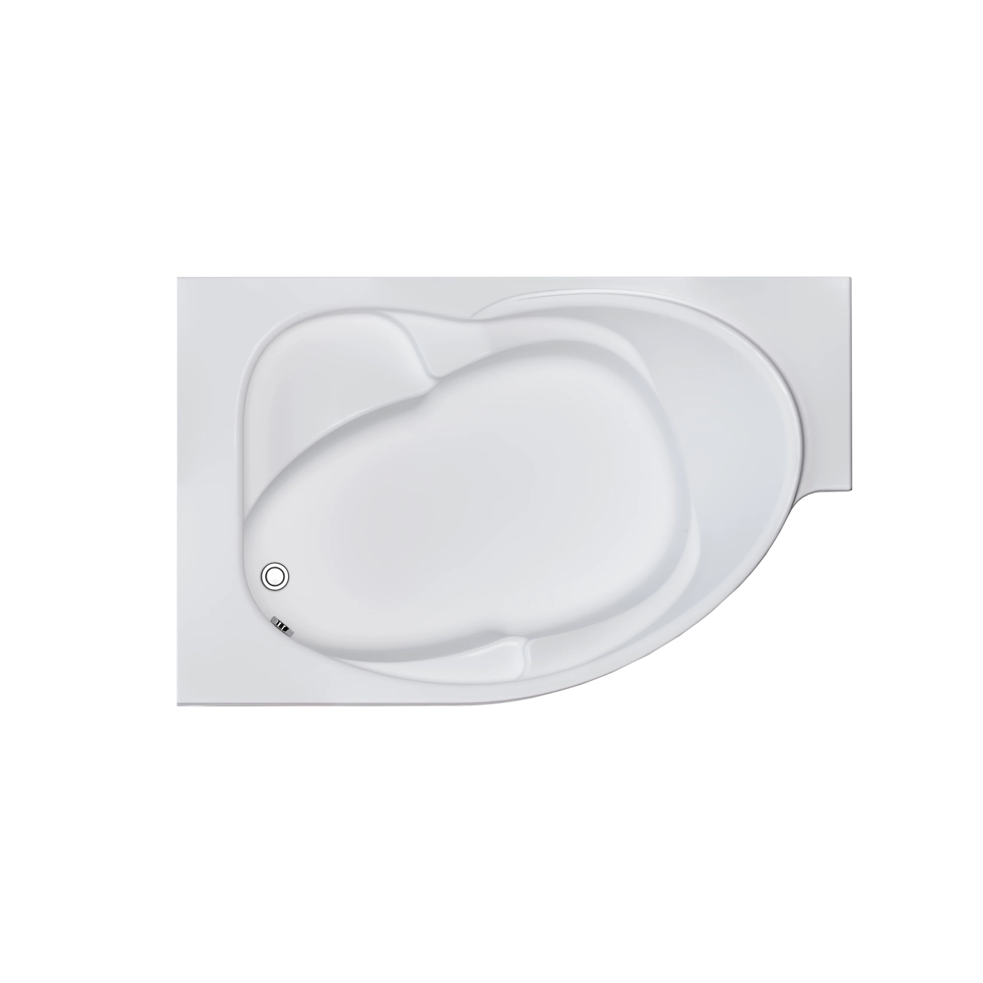 Акриловая ванна Marka One Ergonomika 158-175*110 L левая