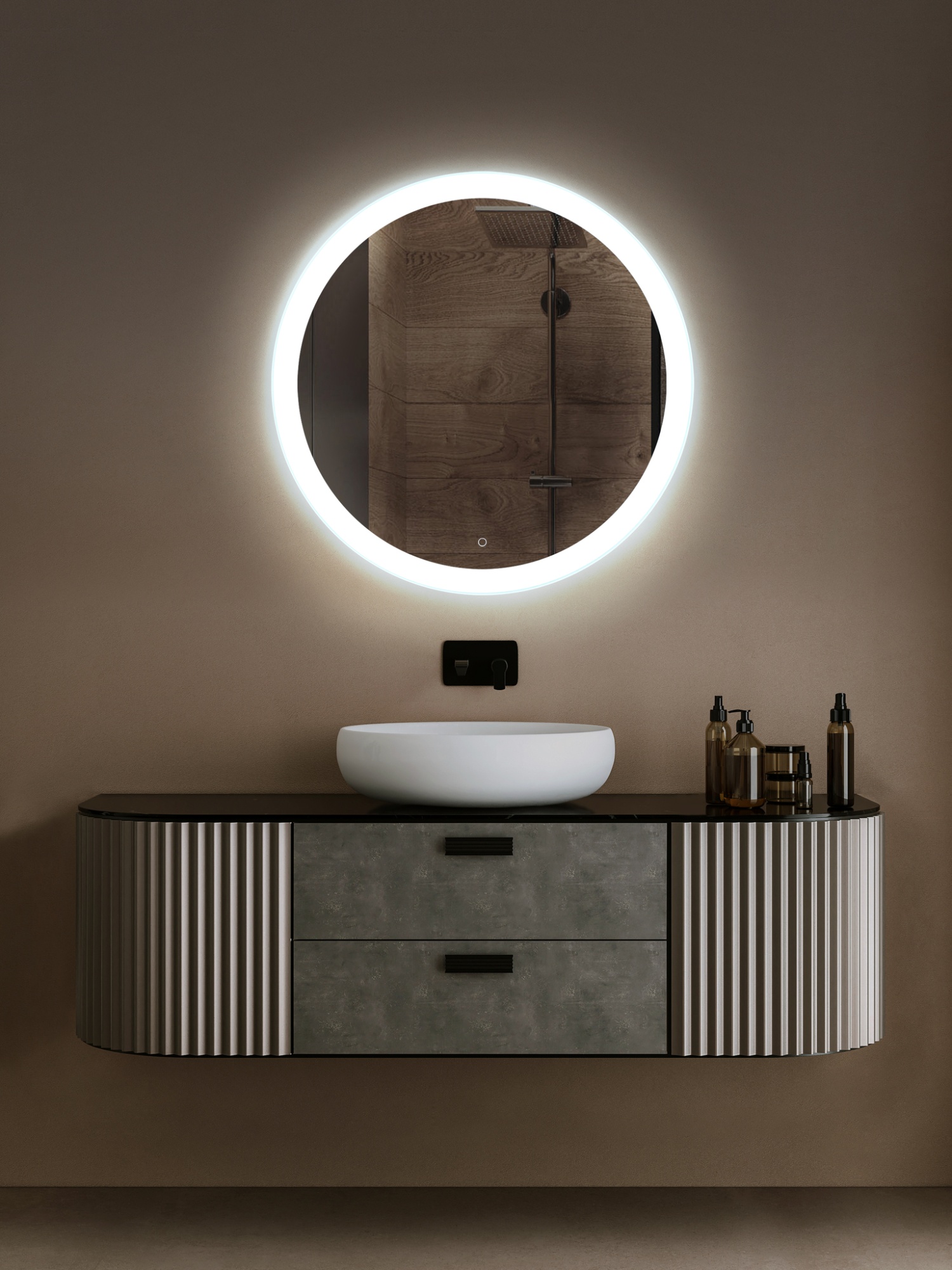 Зеркало с подсветкой и диммером Silver Mirrors Перла D650