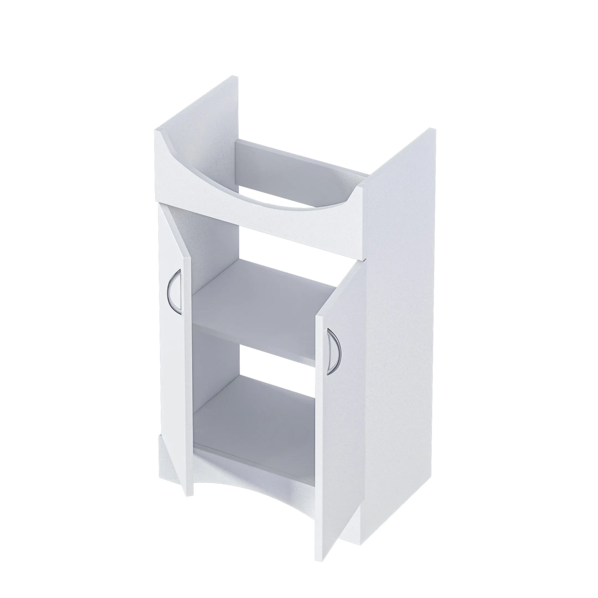 Тумба 1Marka Уют 50Н 2д. Белая