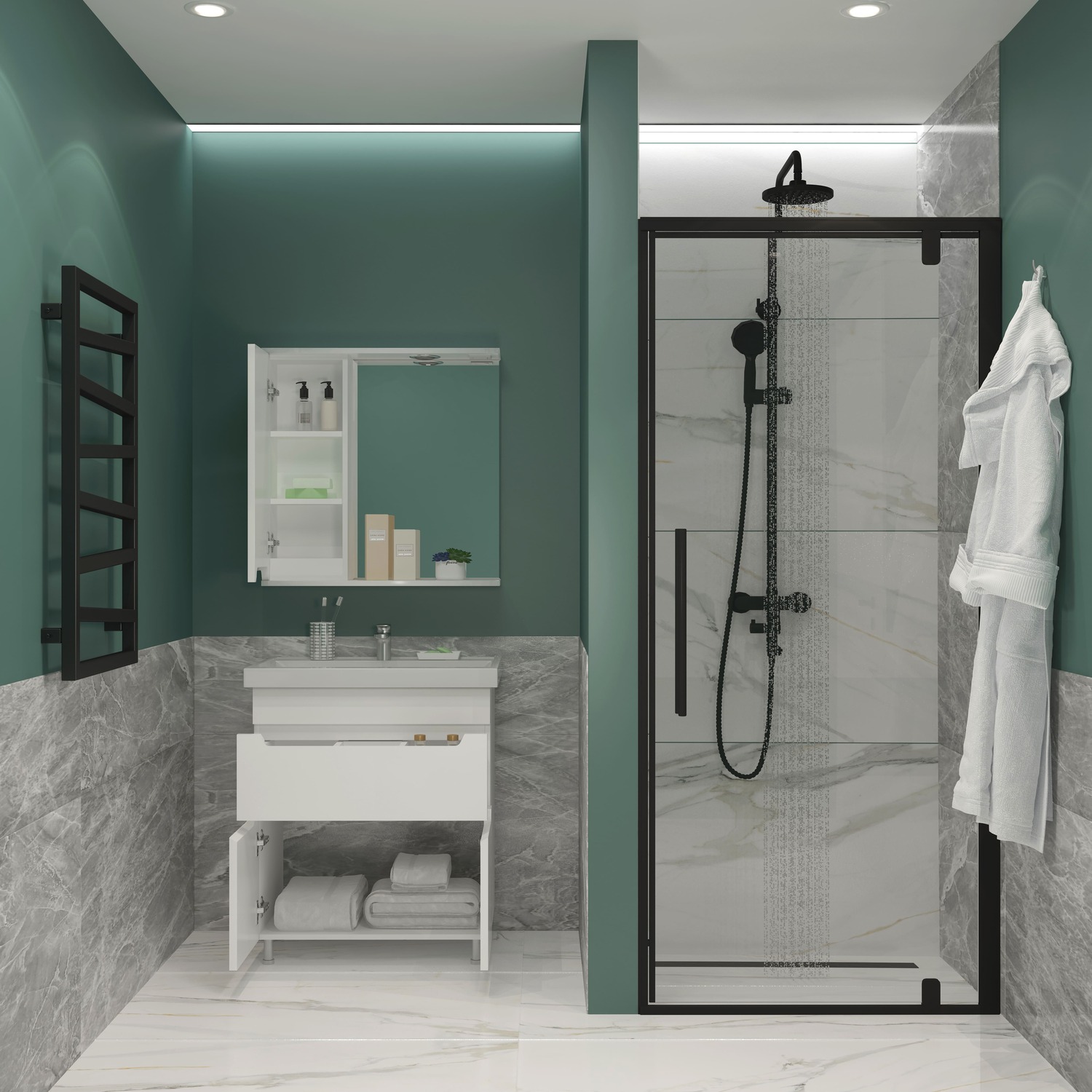 Напольная тумба EvaGold Paola 70 (ум. Фостер 70/ Грэмми 70)