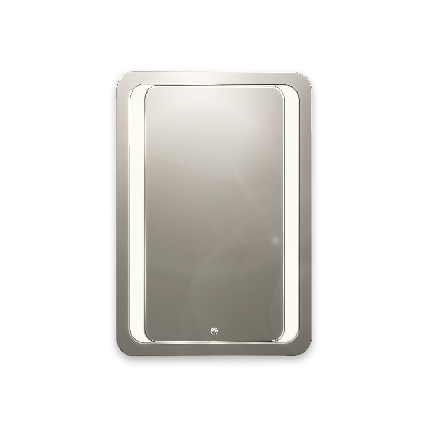 Зеркало "Alberto" 600*800 с гравировкой, сенсорный выключатель