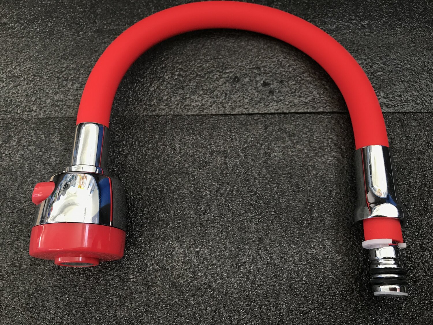 Гибкий излив для смесителя Vaserzberg VS-1R (красный)