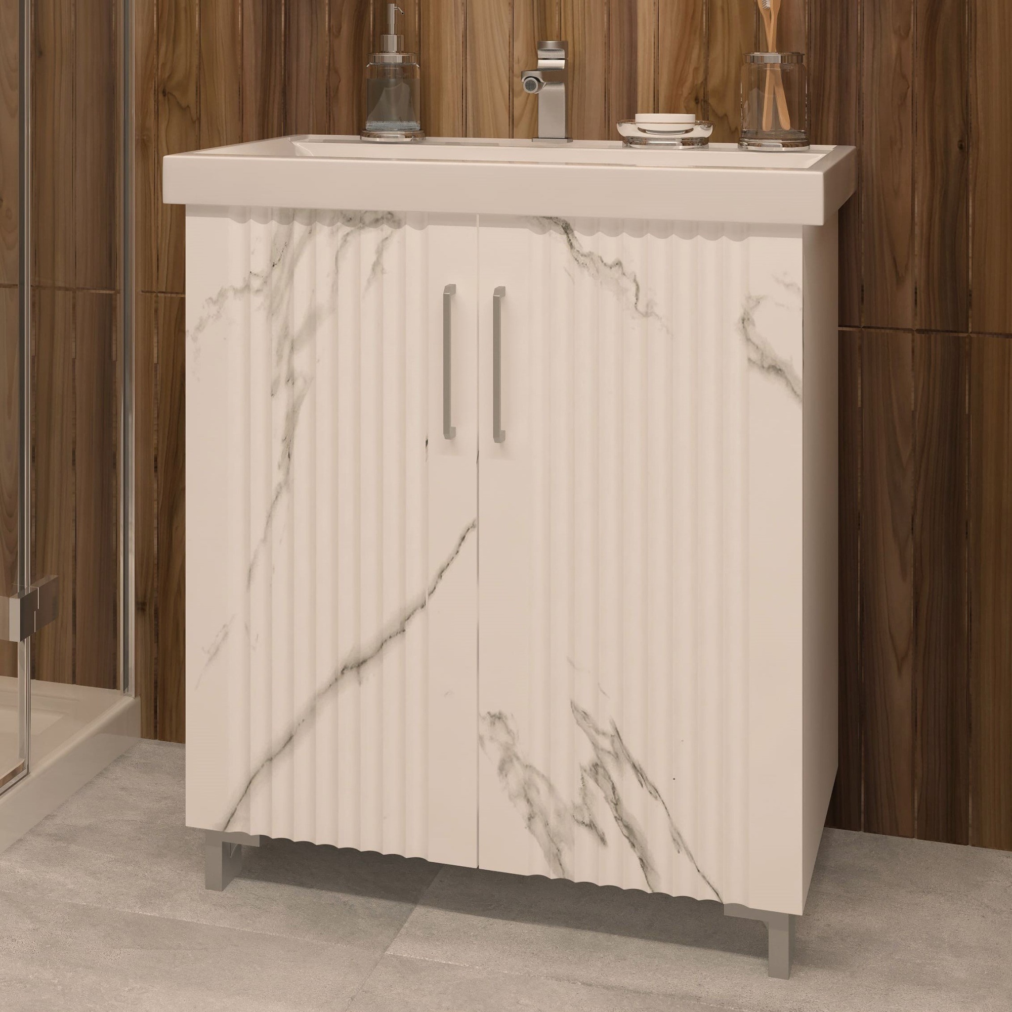 Напольная тумба EvaGold Era 70 Монте белый