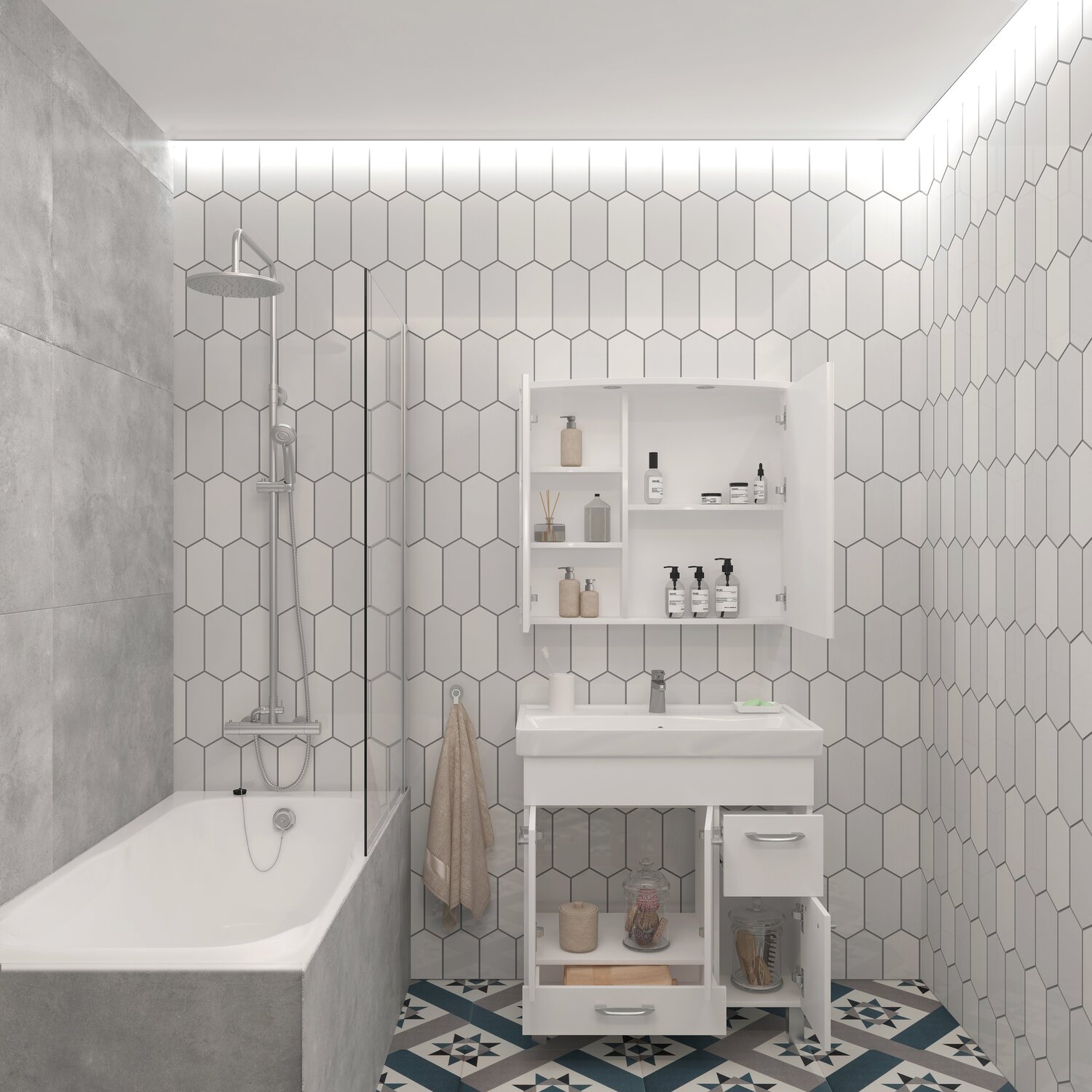 Напольная тумба EvaGold Cosmo 80