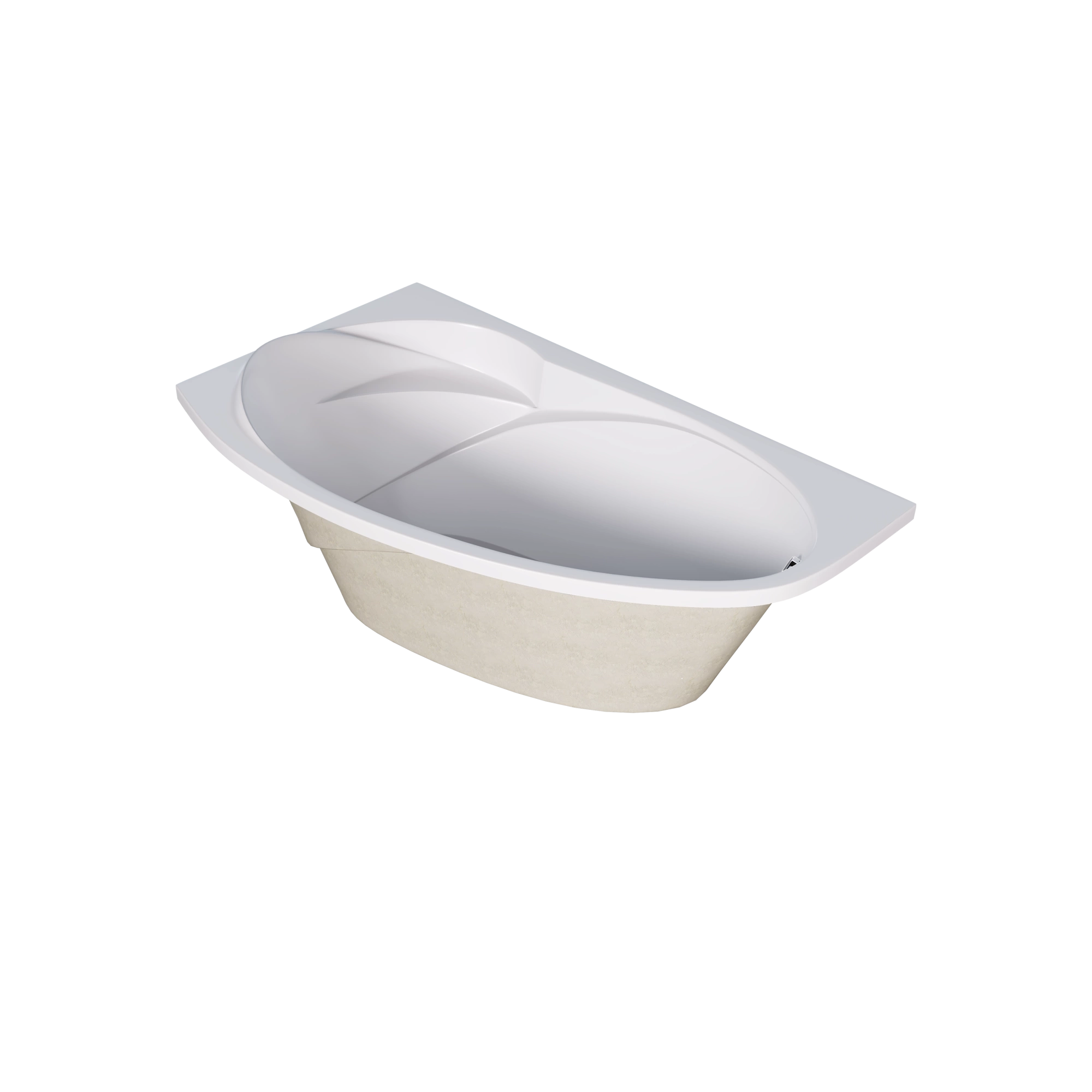 Акриловая ванна Marka One Julianna 160*95 L левая