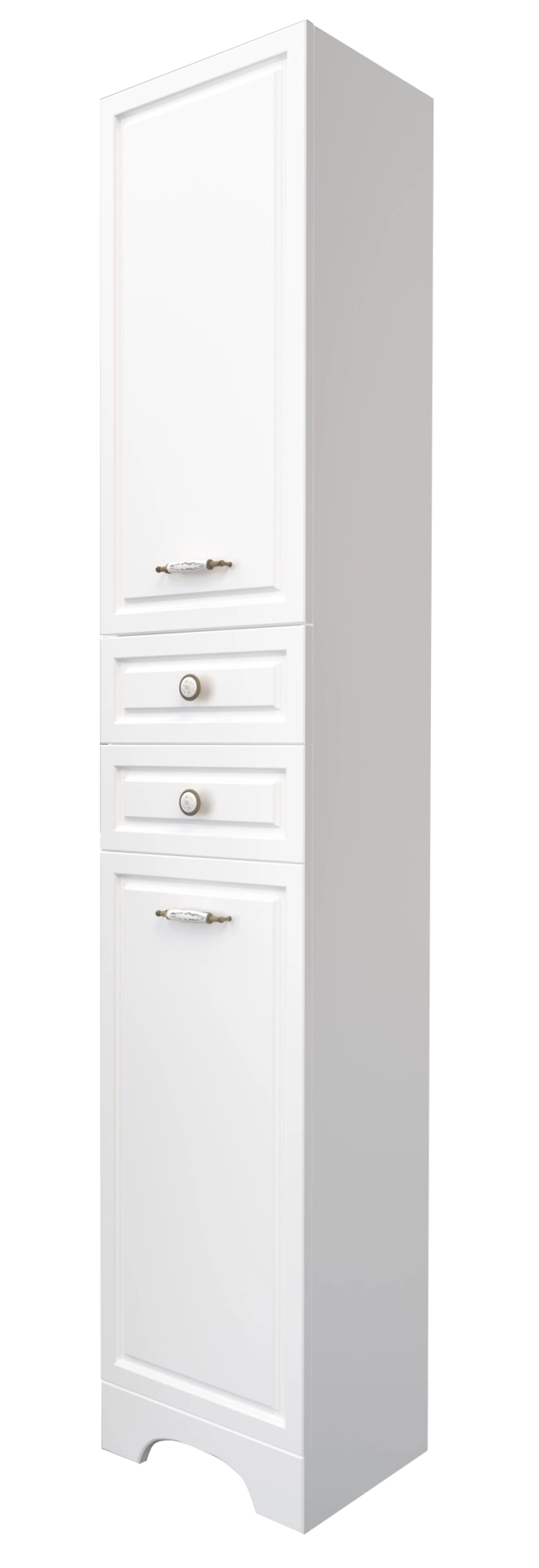 Пенал 1Marka Прованс 35Н 2д.2в.я. Белый глянец