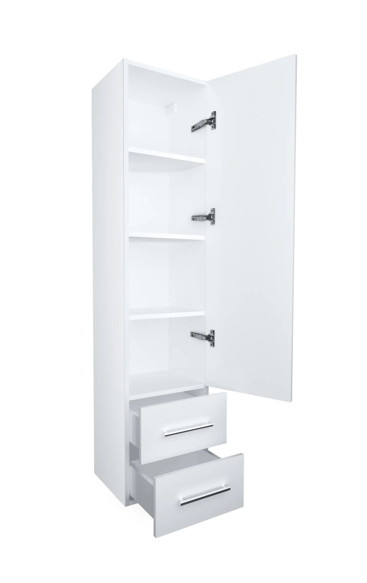 Пенал 1Marka Соната 35П 1д.2в.я. Белый глянец R