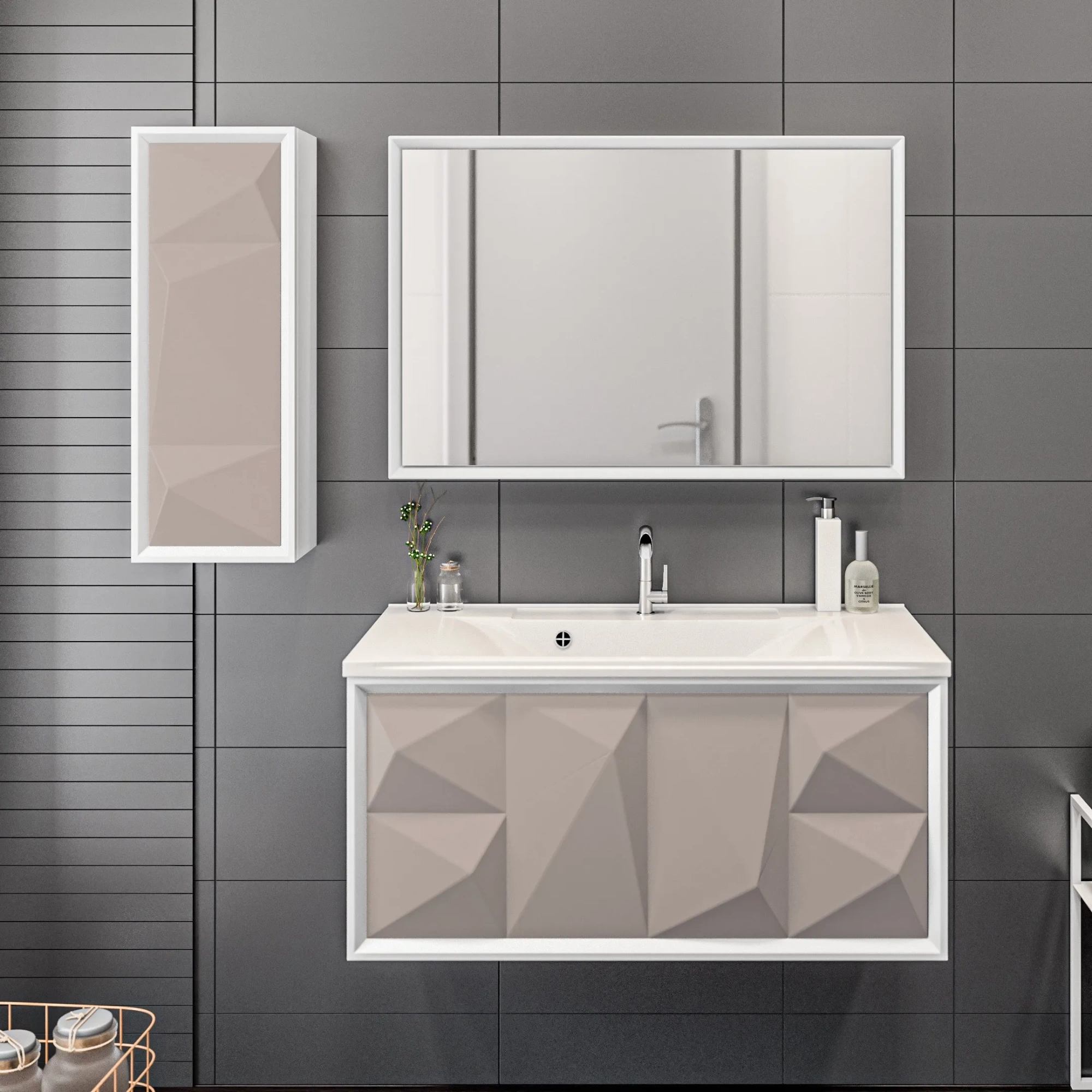 Пенал Marka One Romb 30П 1д. Cappuccino L