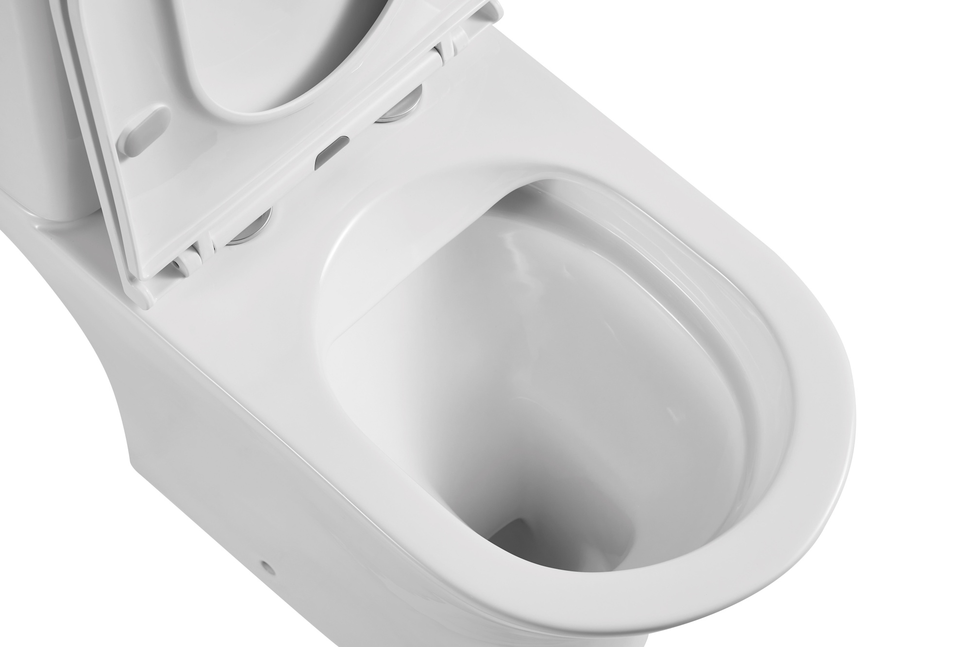 Унитаз безободковый EvaGold А2801 сиденье тонкое ДП